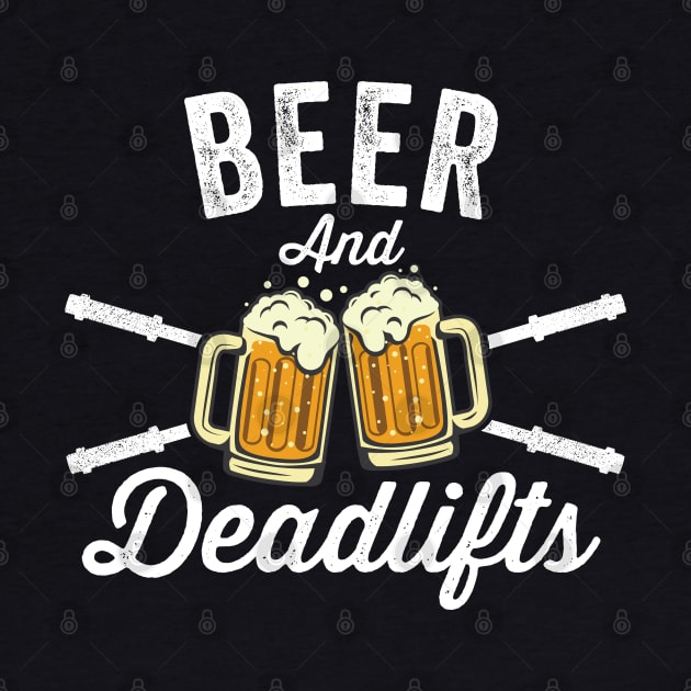Beer & Deadlifts - Motivational Gym Artwork by Cult WolfSpirit 